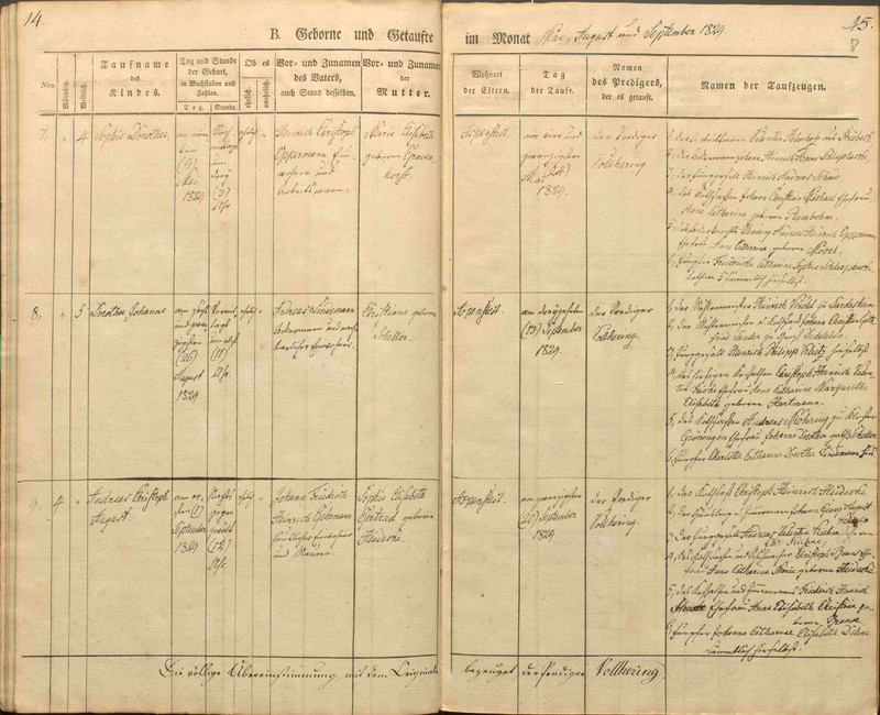 Kirchenbuchduplikat Aspenstedt, 1829 (LASA, C 131, Aspenstedt)